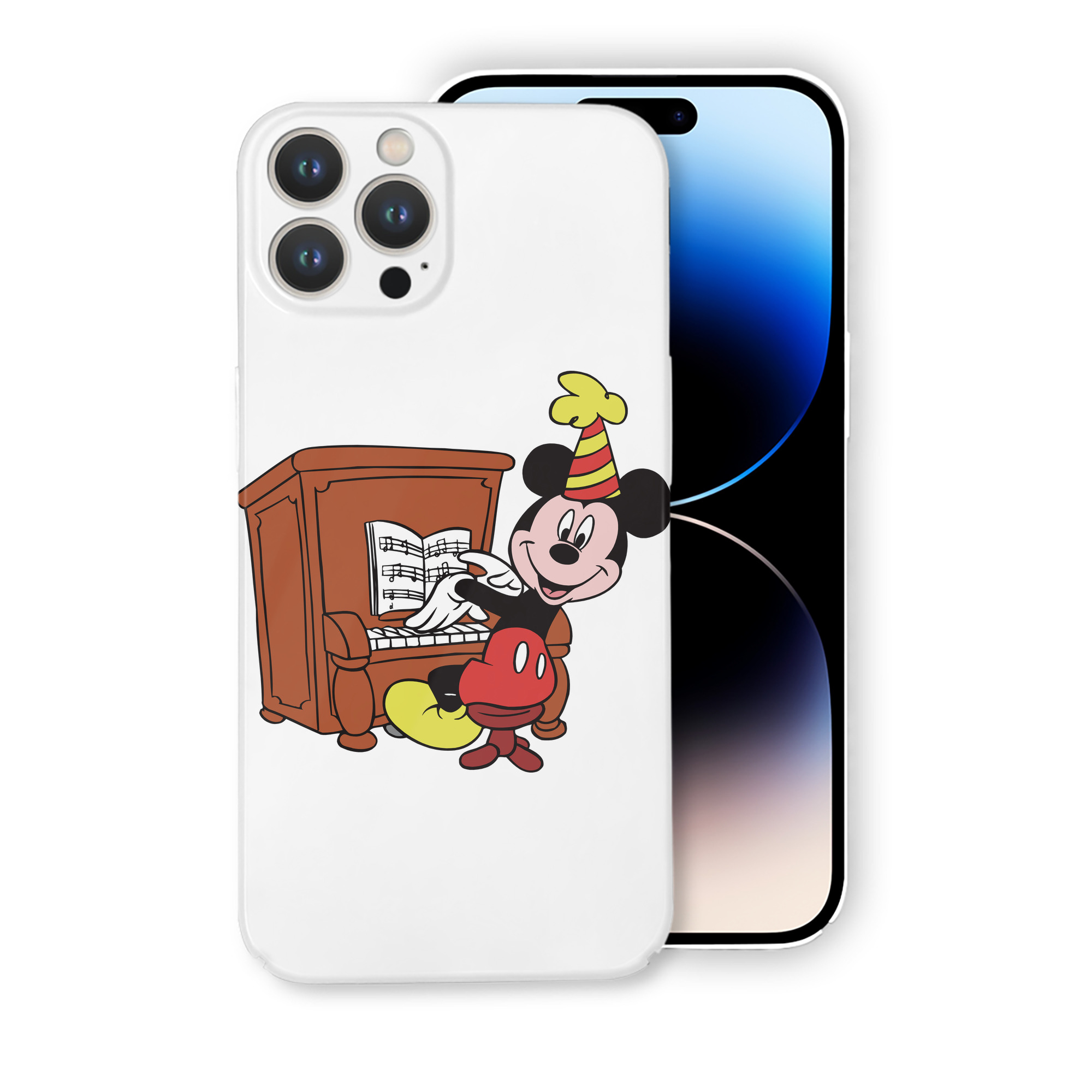 （画像用） ミッキーマウス Mickey Mouse 【iPhone 14シリーズ対応】ハードケース